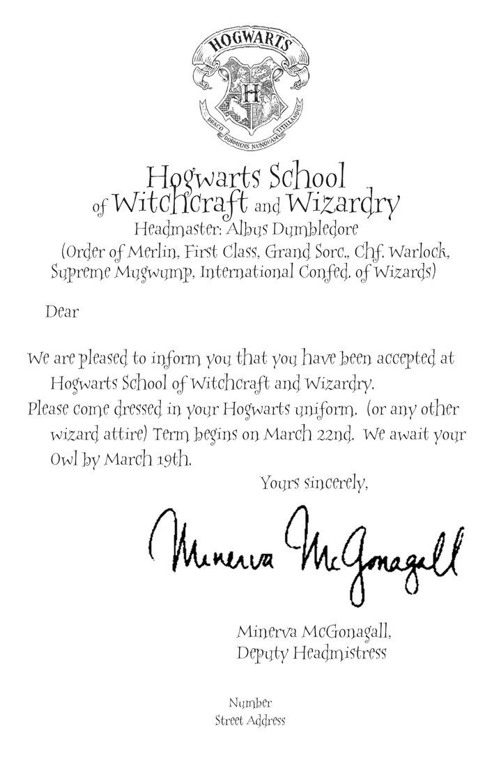 Hogwarts Letter By Eberlins On DeviantArt