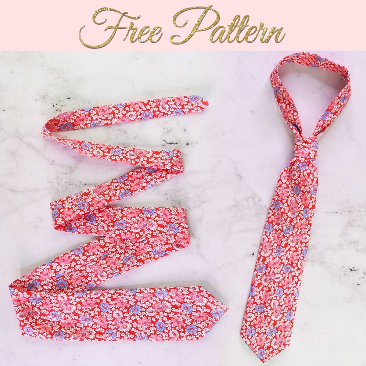 necktie template printable