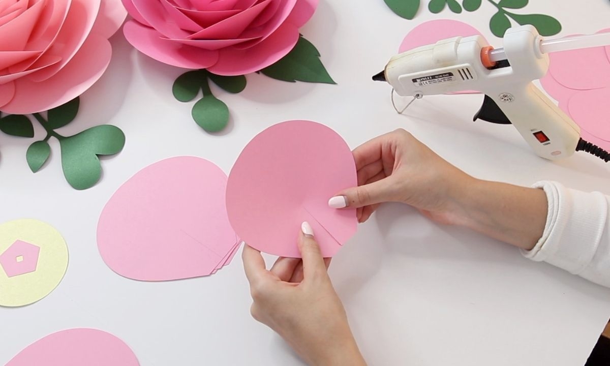How To Make Big Paper Roses Step By Step FREE Template FancyBloom