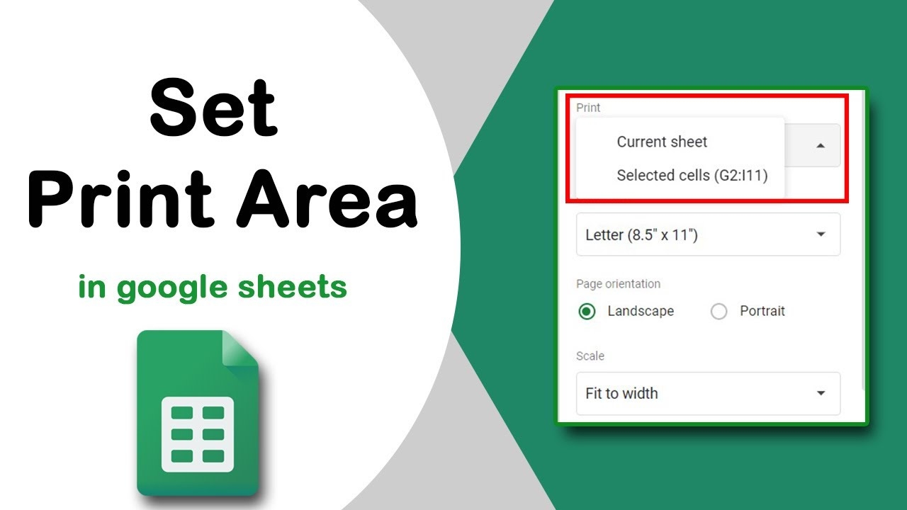 How To Set Print Area In Google Sheets Updated 2023 YouTube