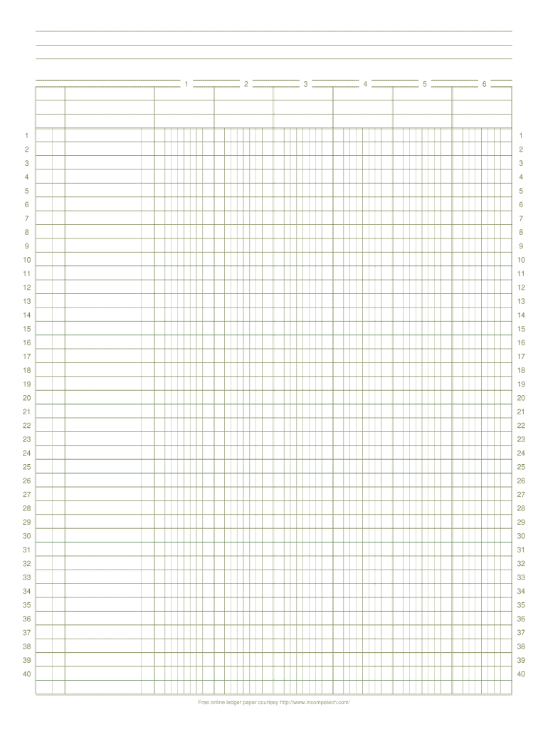 Incompetech Ledger Paper Form Fill Online Printable Fillable Blank PdfFiller