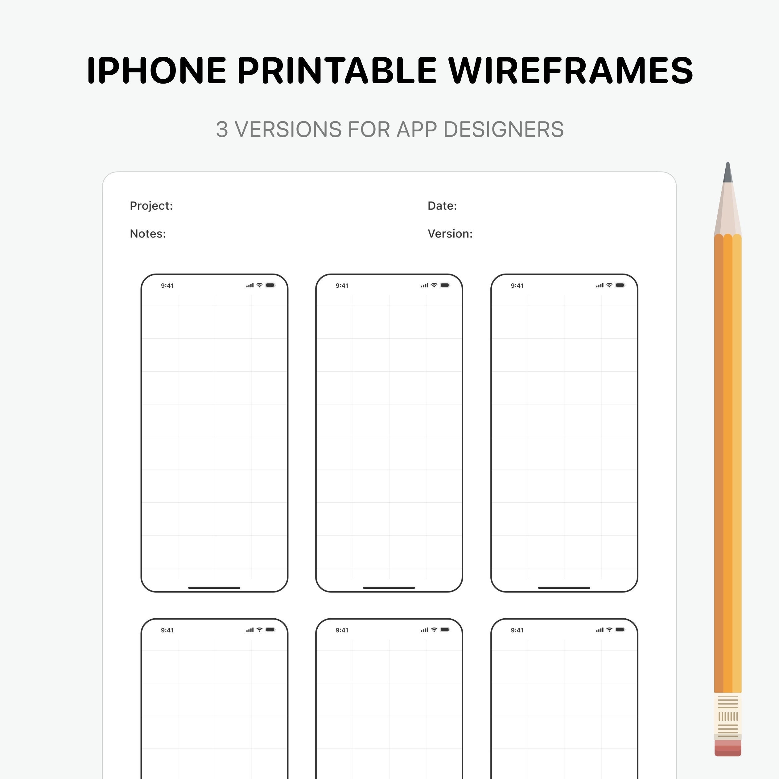 IPhone App UI UX Wireframe Templates 3 Formats In A4 Instant Download Etsy IPhone App UI UX Wireframe Templates 3 Formats In A4 Instant Download Etsy