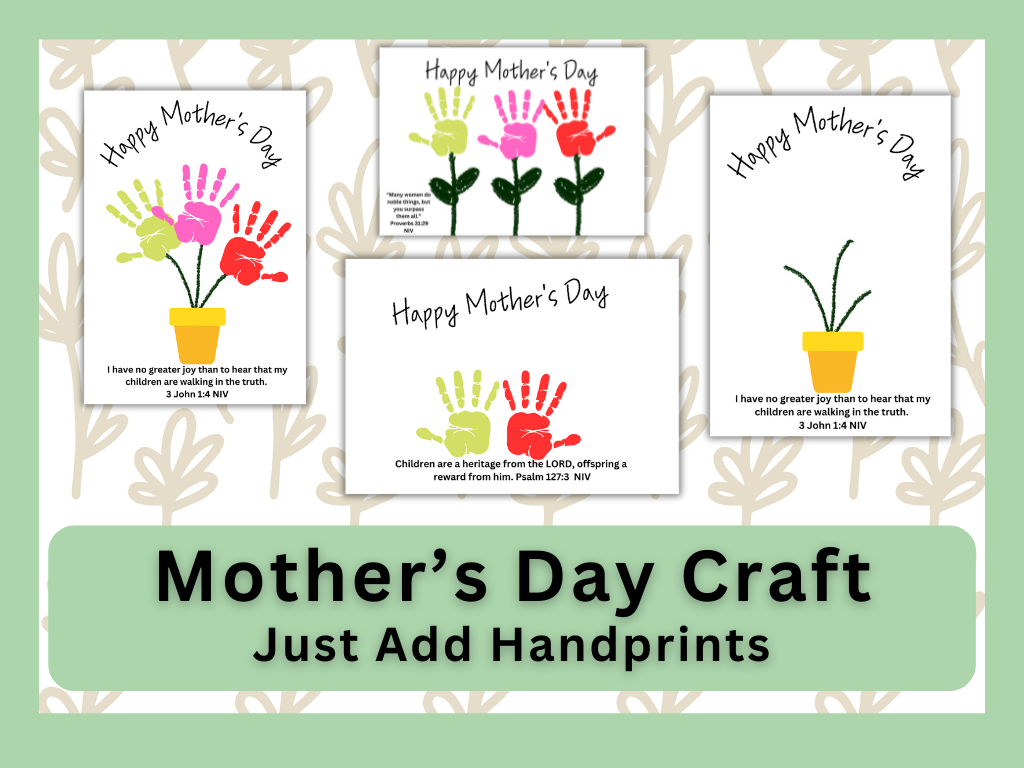 Just Add Handprints Mother s Day Craft Printables Deeper KidMin