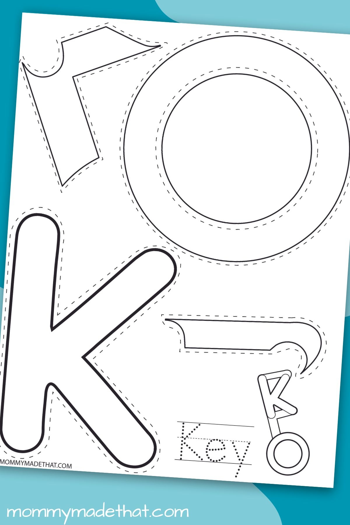 K Is For Key Craft Free Printable Letter K Craft