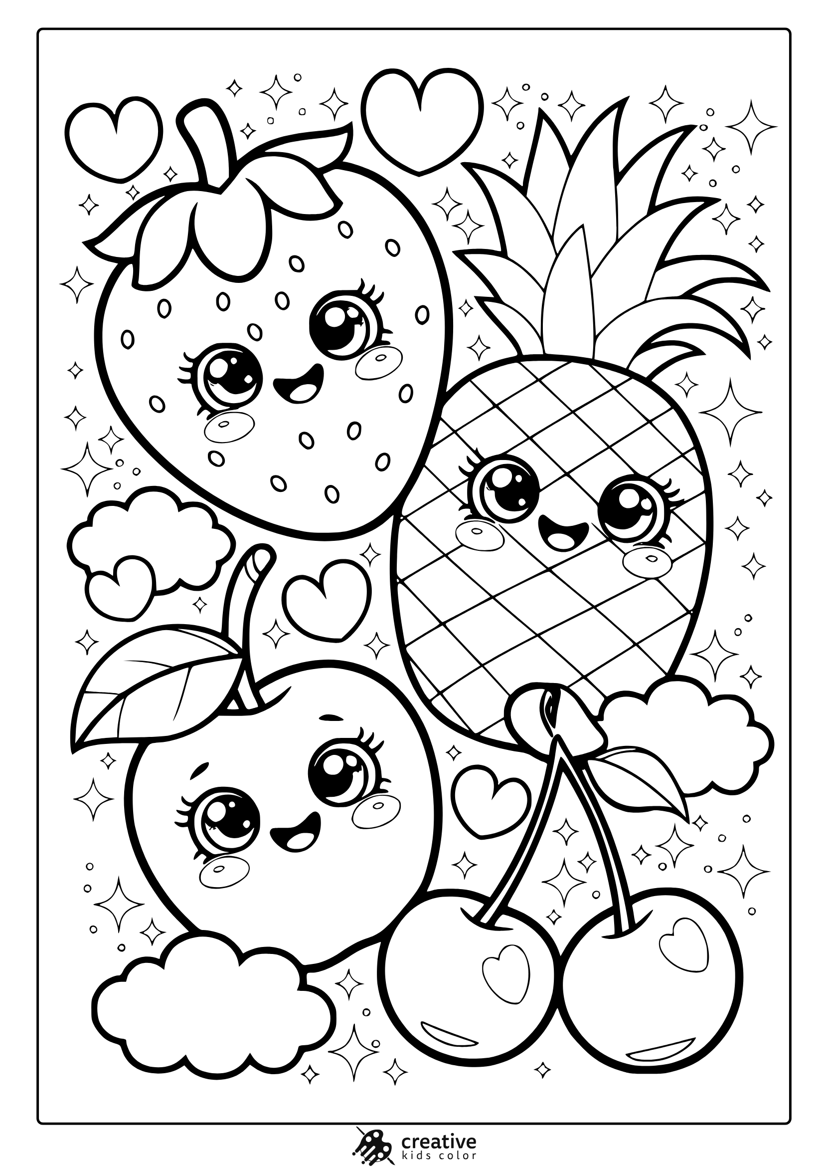 free printable cute coloring pages