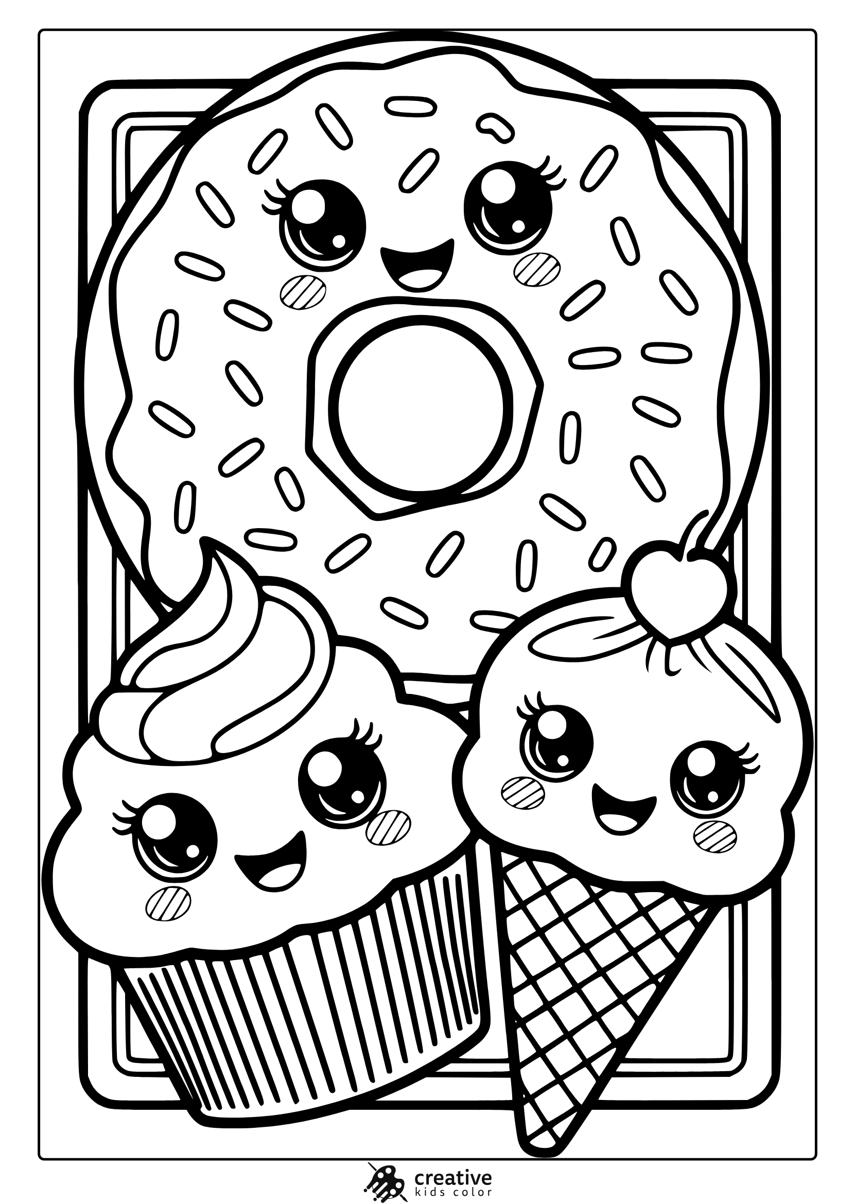 food coloring pages printable
