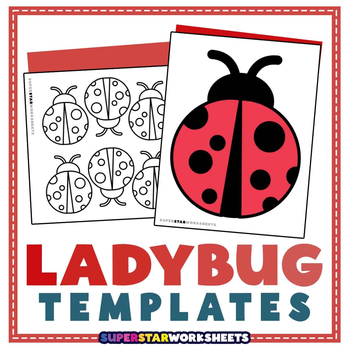 bug template printable