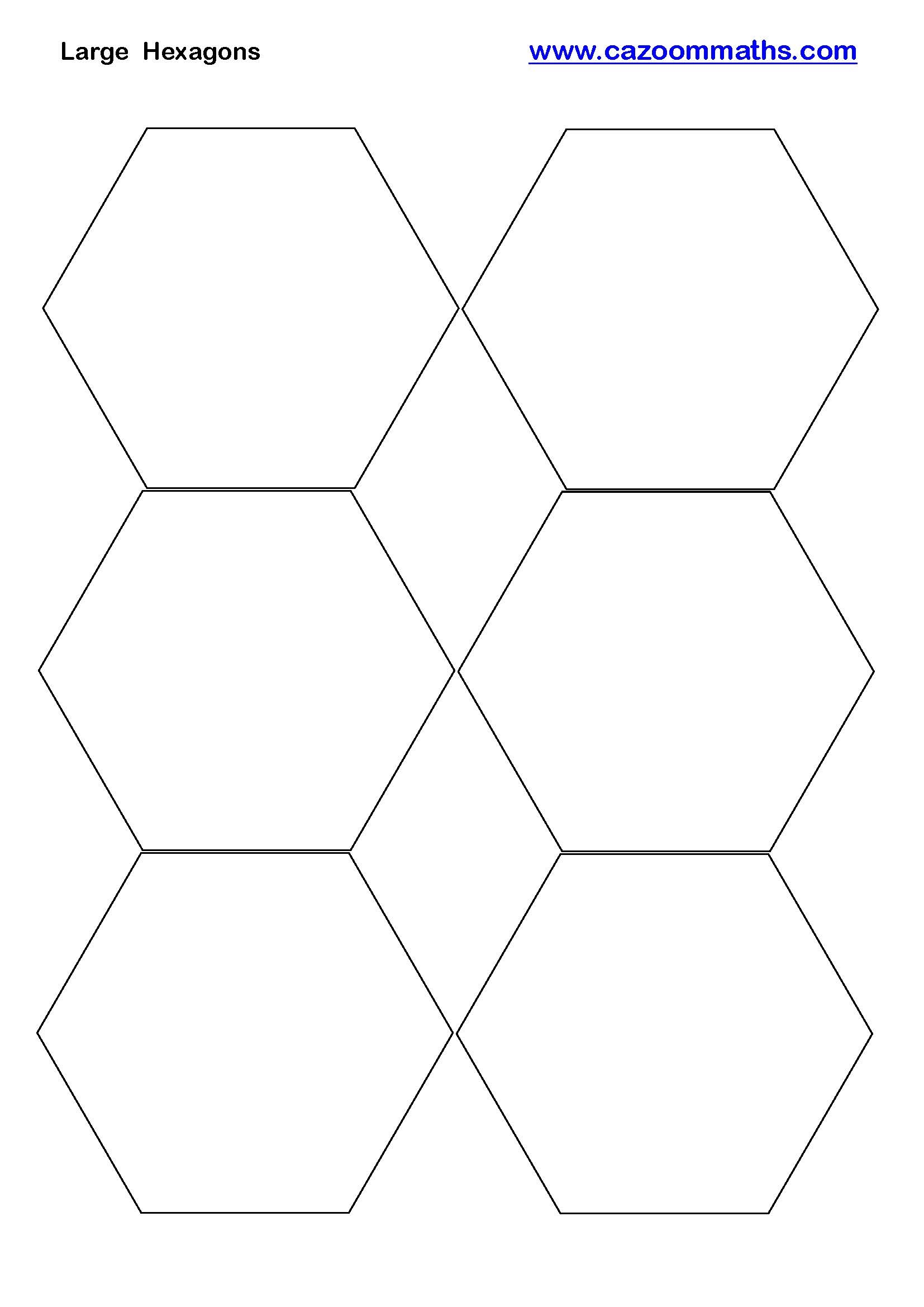 printable hexagon template printable hexagon template