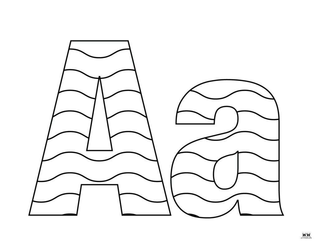 letter coloring sheets printable