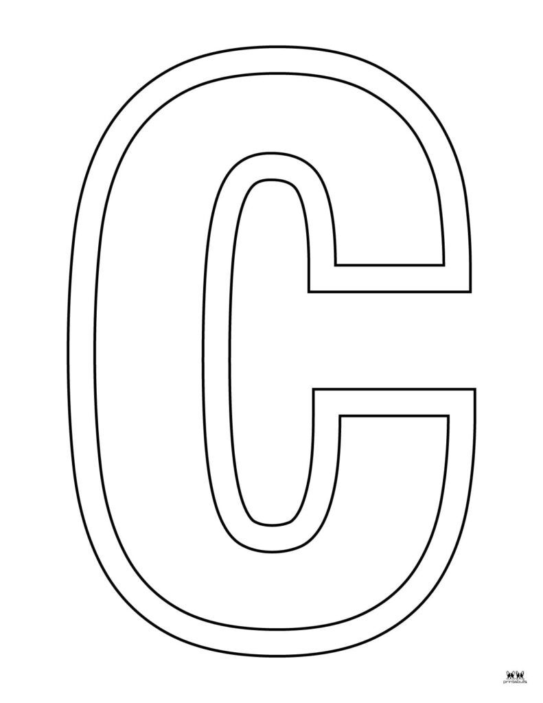 letter c printable