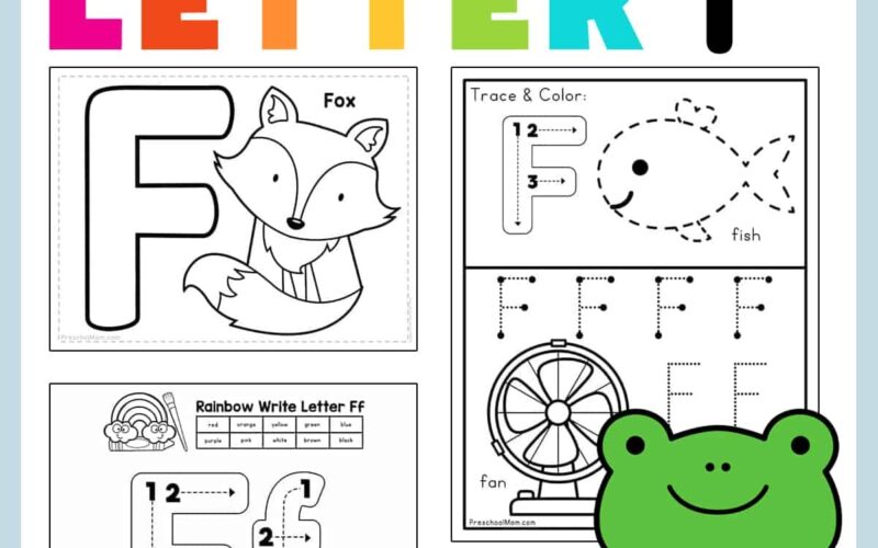 Letter F Preschool Printables Preschool Mom