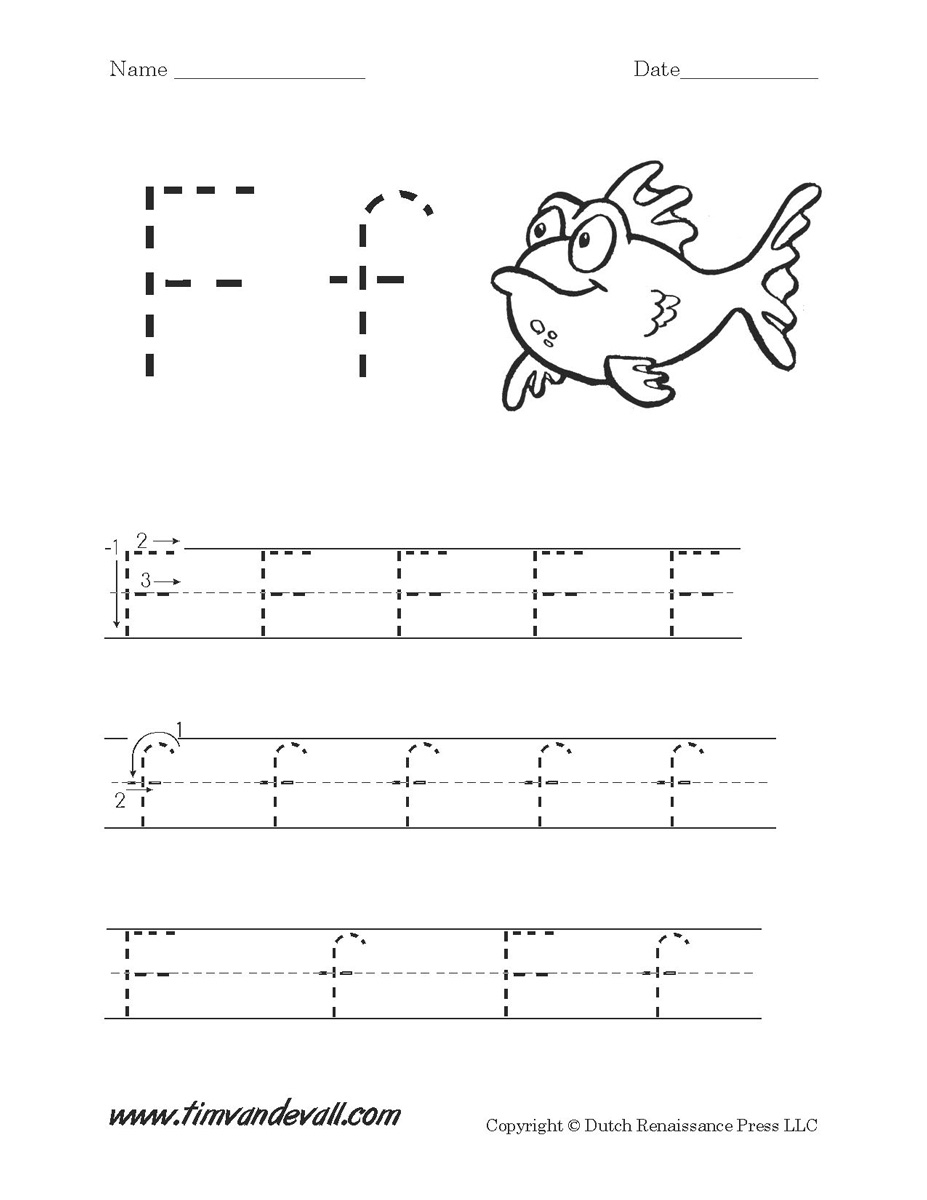 letter f printable