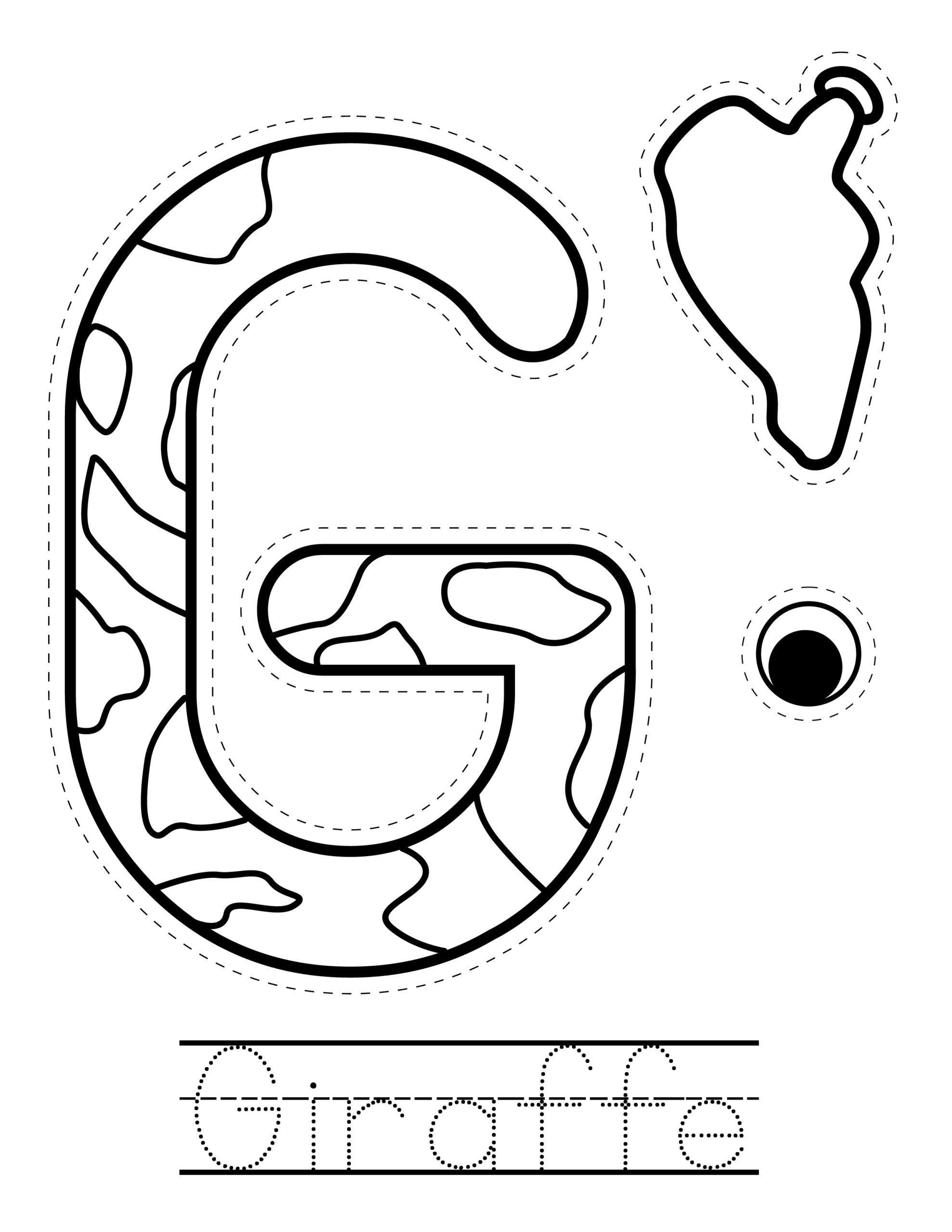 letter g craft printable