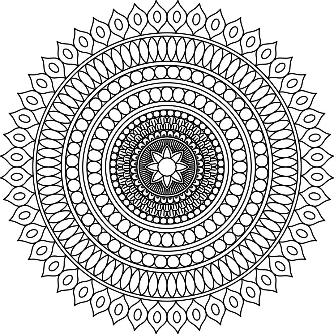 mandalas coloring pages printable