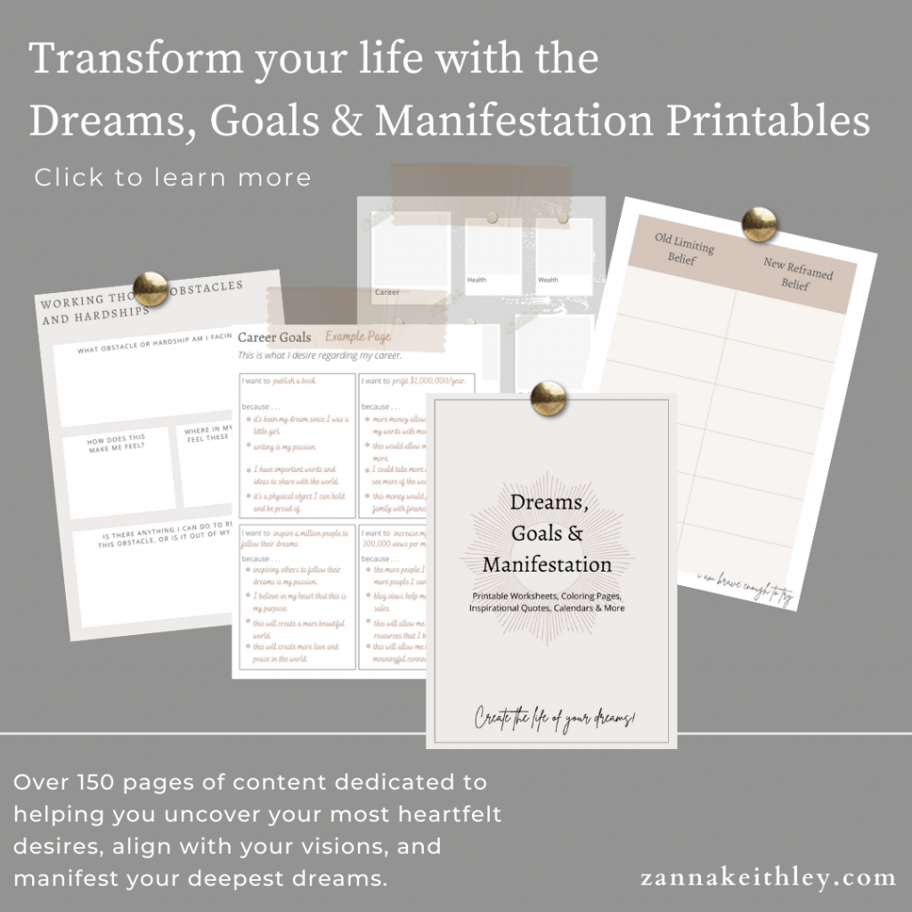 Manifestation Journal Template Free Printable PDF Manifestation Journal Template Free Printable PDF