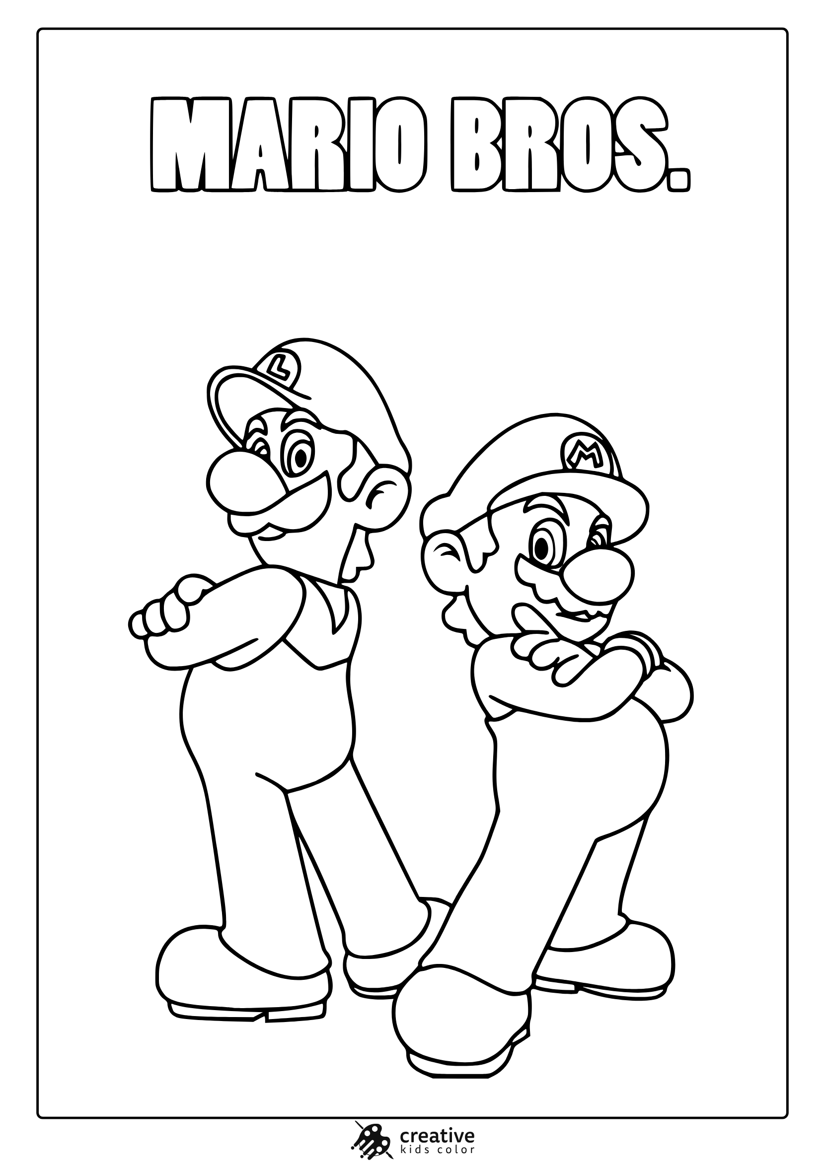 printable coloring pictures mario