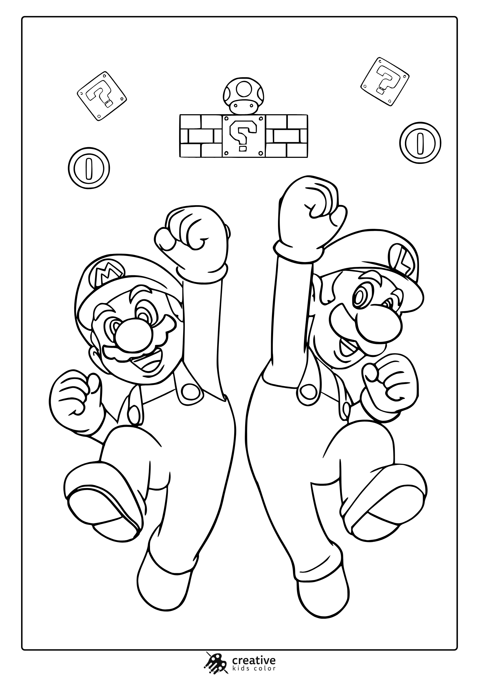 Mario Coloring Pages 25 Free Printable PDF  Mario Coloring Pages 25 Free Printable PDF