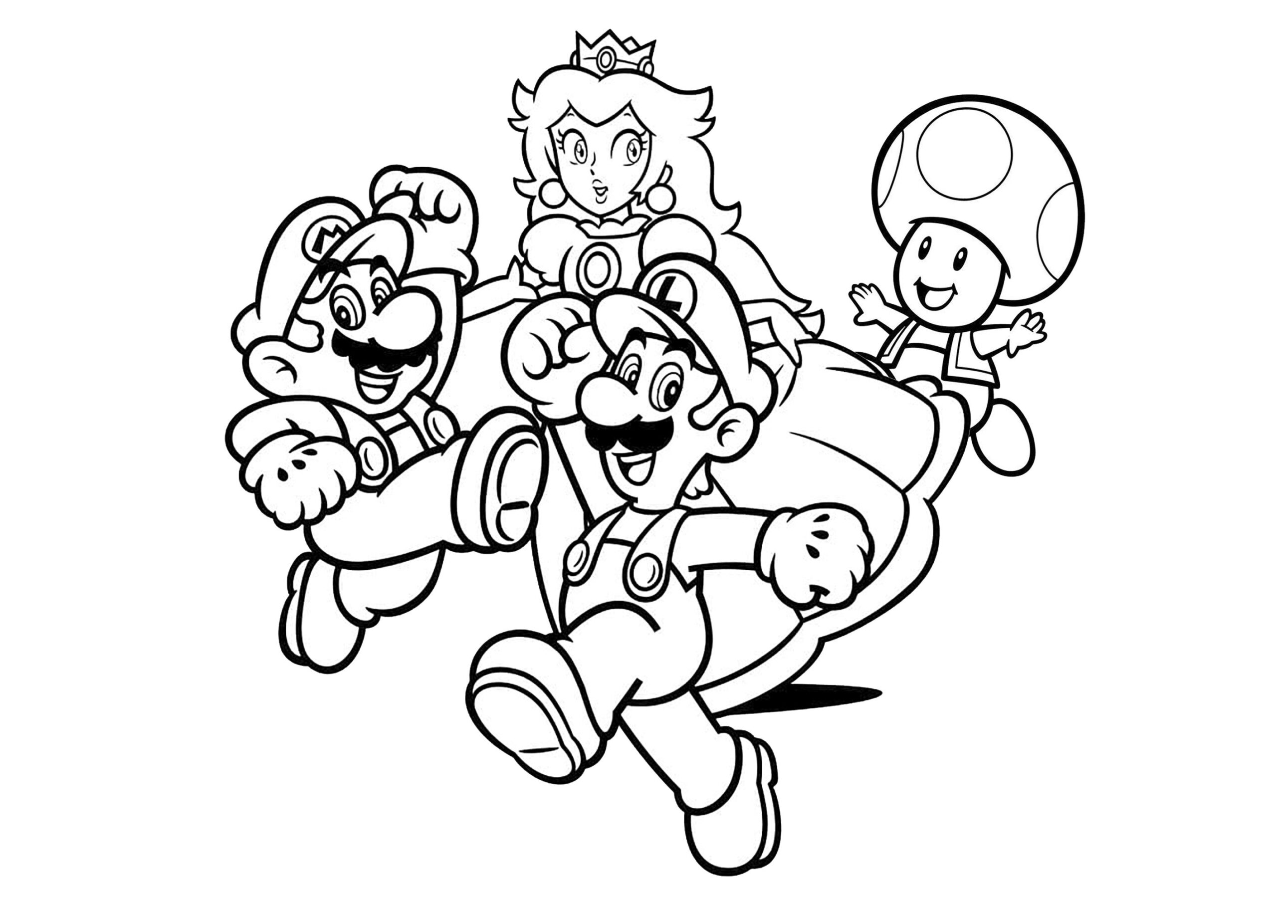 printable mario coloring pictures
