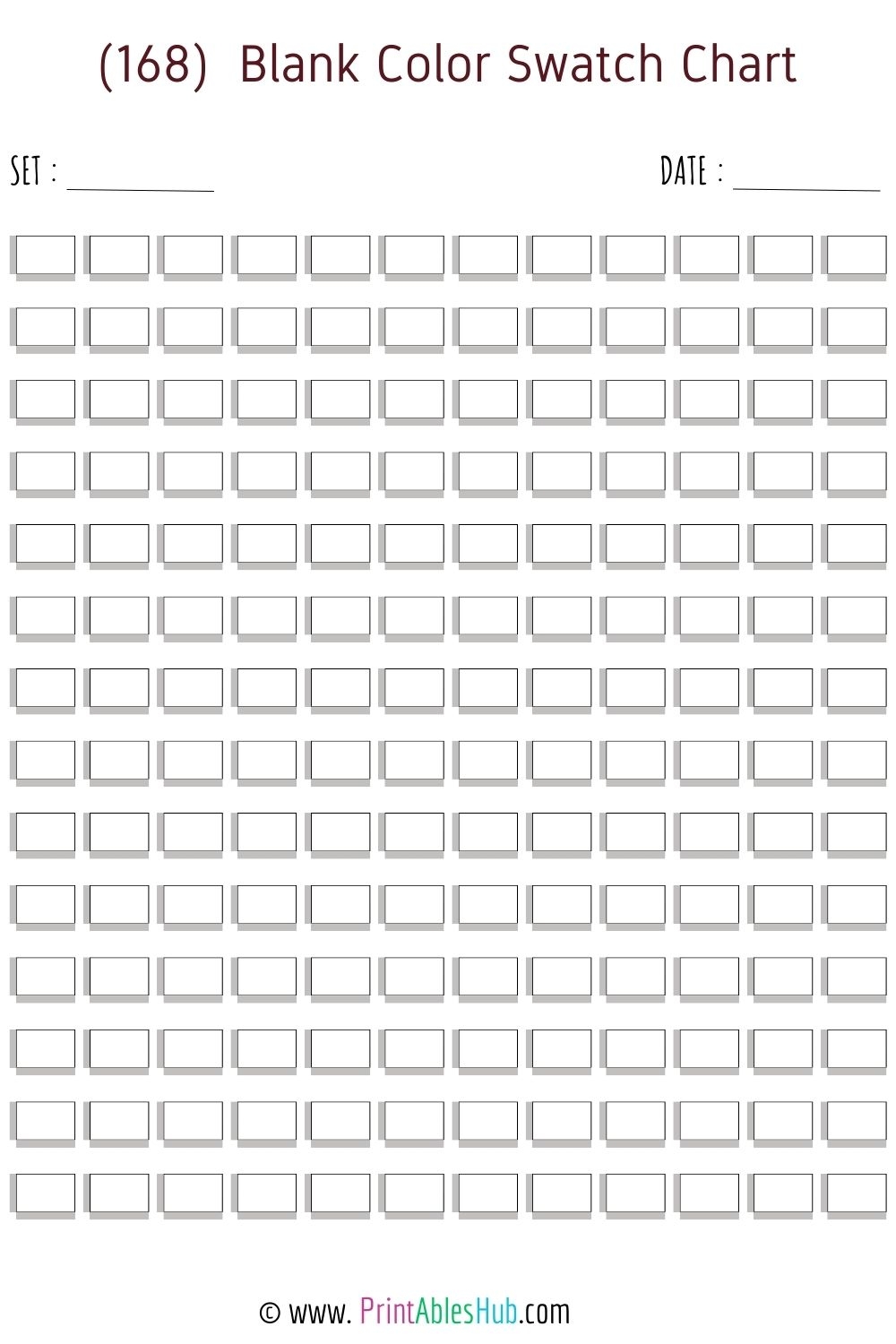 printable marker color chart