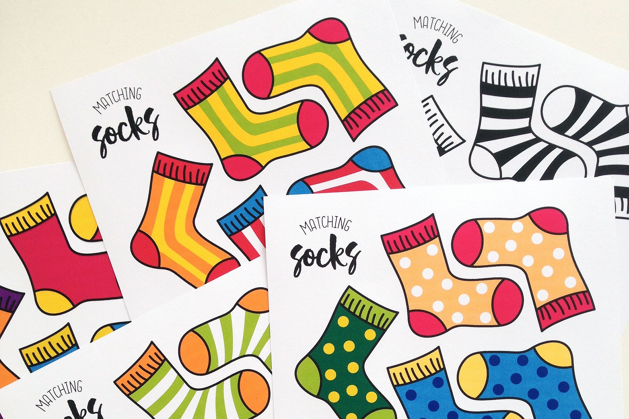 Matching Socks Game FREE Printable My Party Design