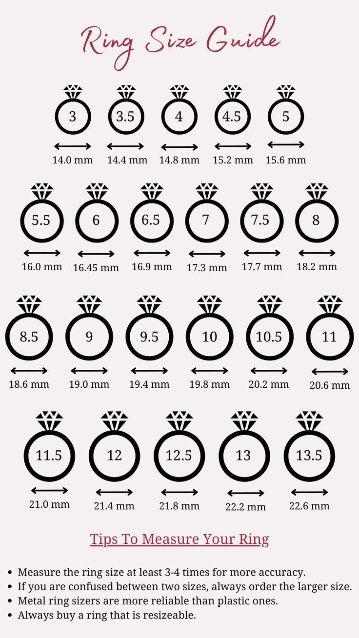 printable ring sizing chart