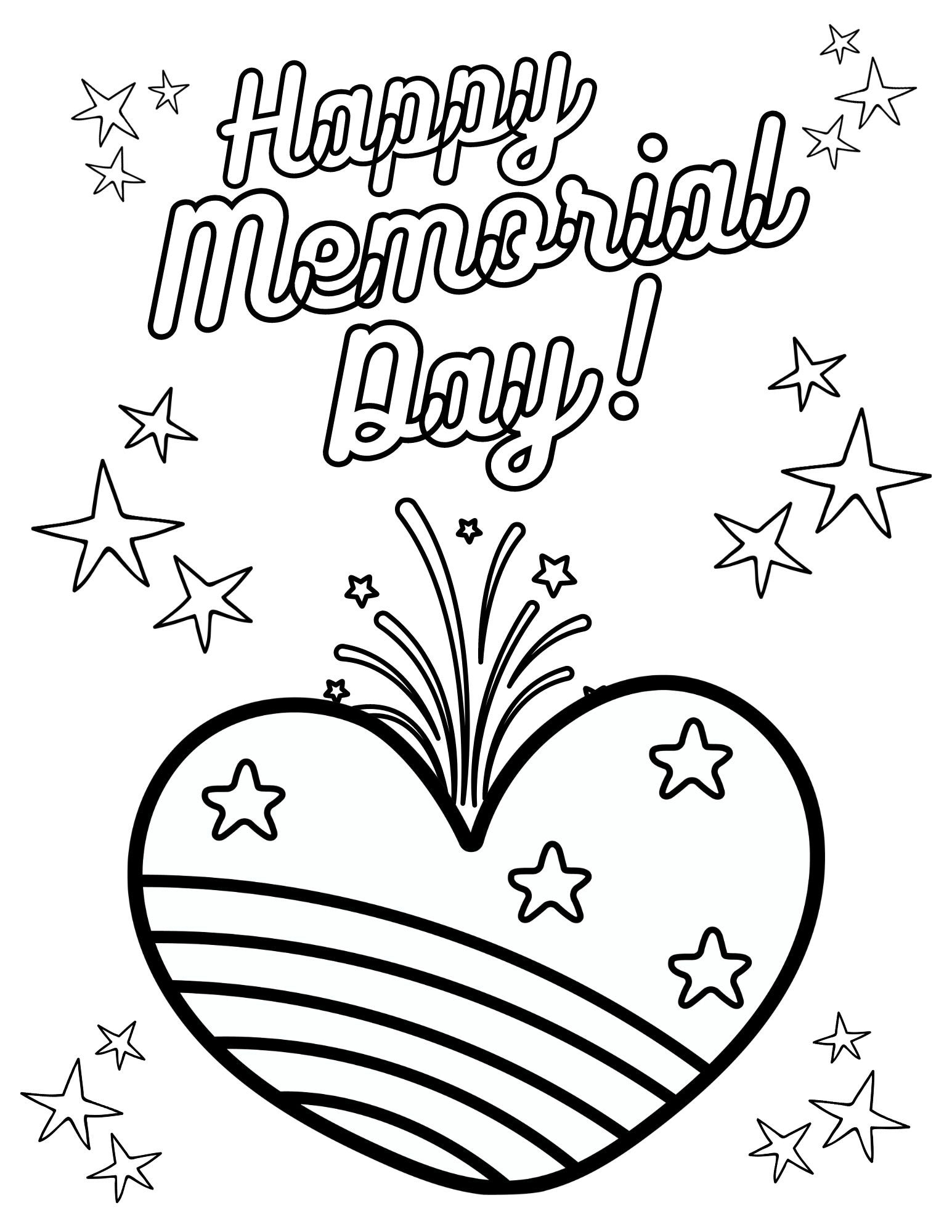 Memorial Day Coloring Page Memorial Day Printables Memorial Day Coloring Book Memorial Day PDF Memorial Day Coloring Memorial Coloring Etsy