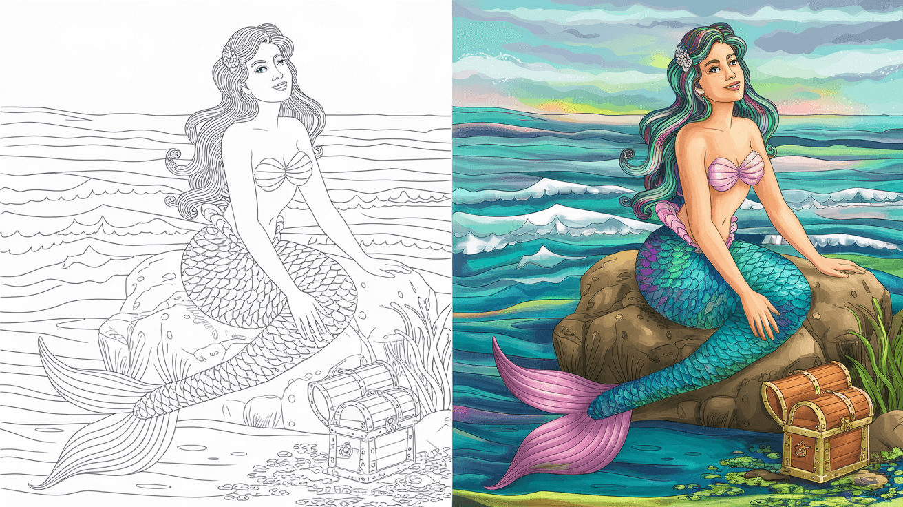 Mermaid Coloring Pages Explore 50 Free Printable PDF 