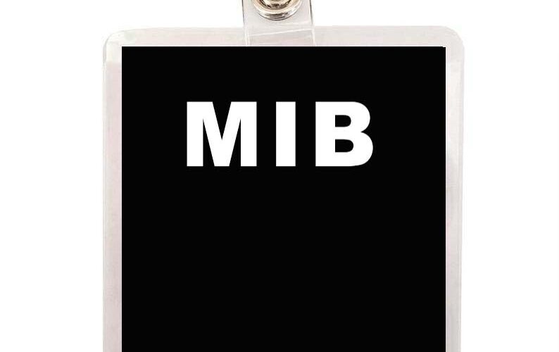 MIB Men In Black ID Badge Image Download PDF