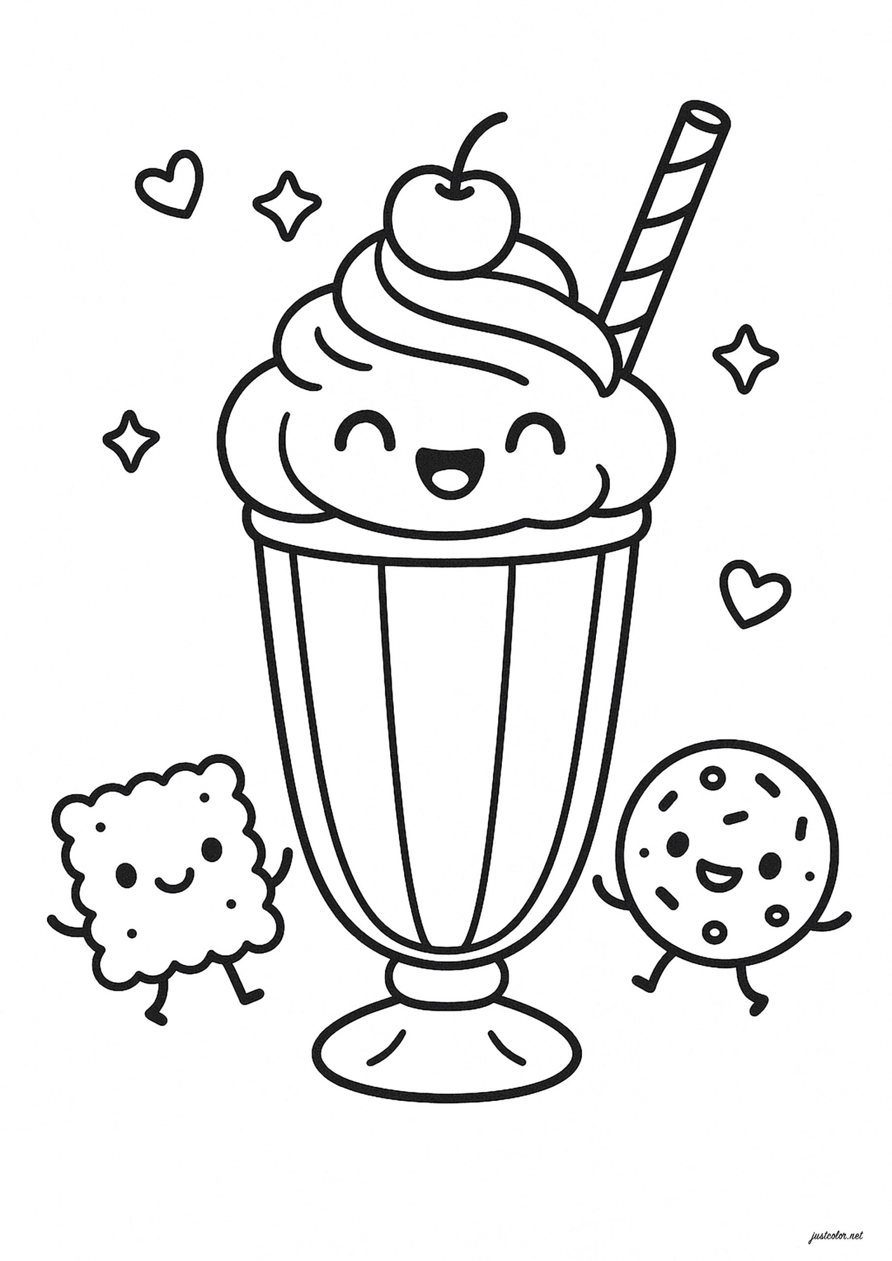 kawaii coloring pages printable