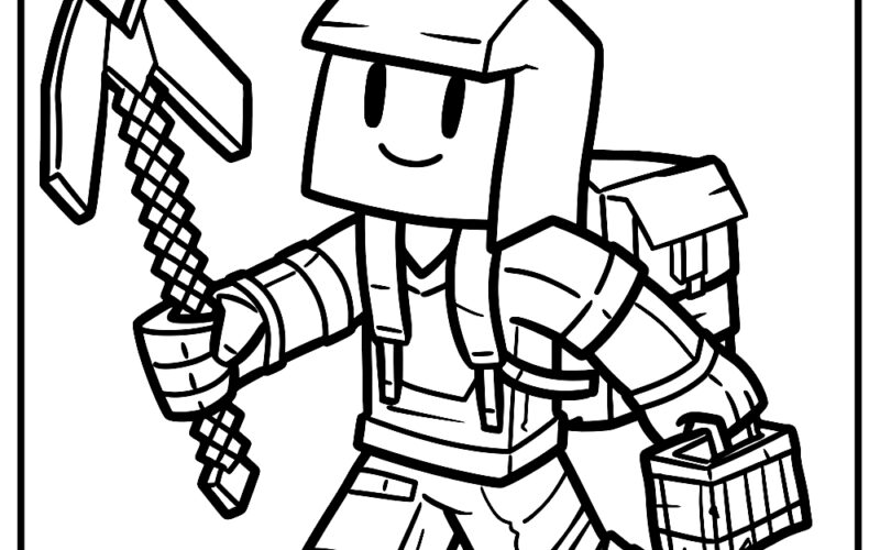 Minecraft Coloring Pages Free Coloring Pages
