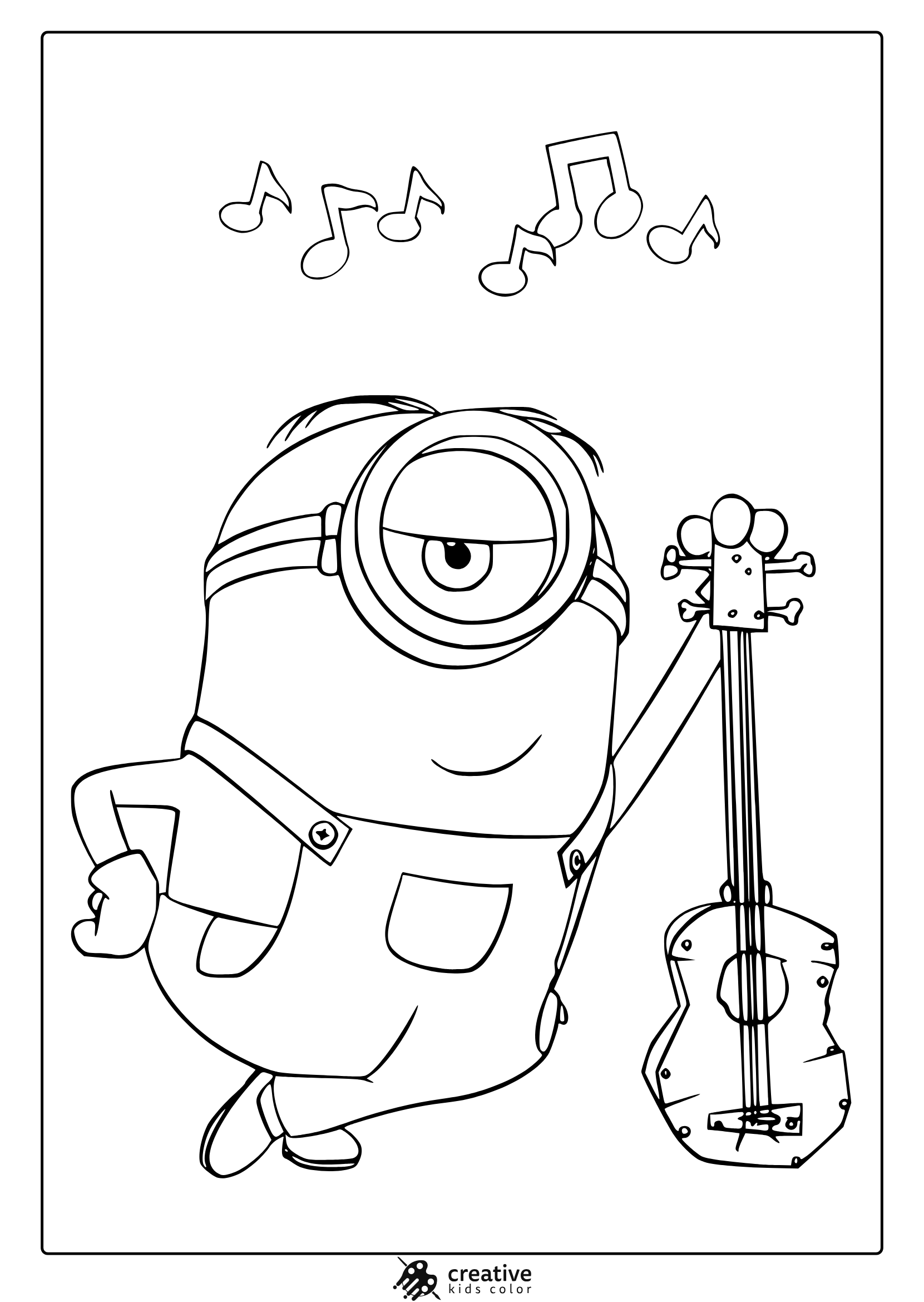 free printable minion coloring sheets