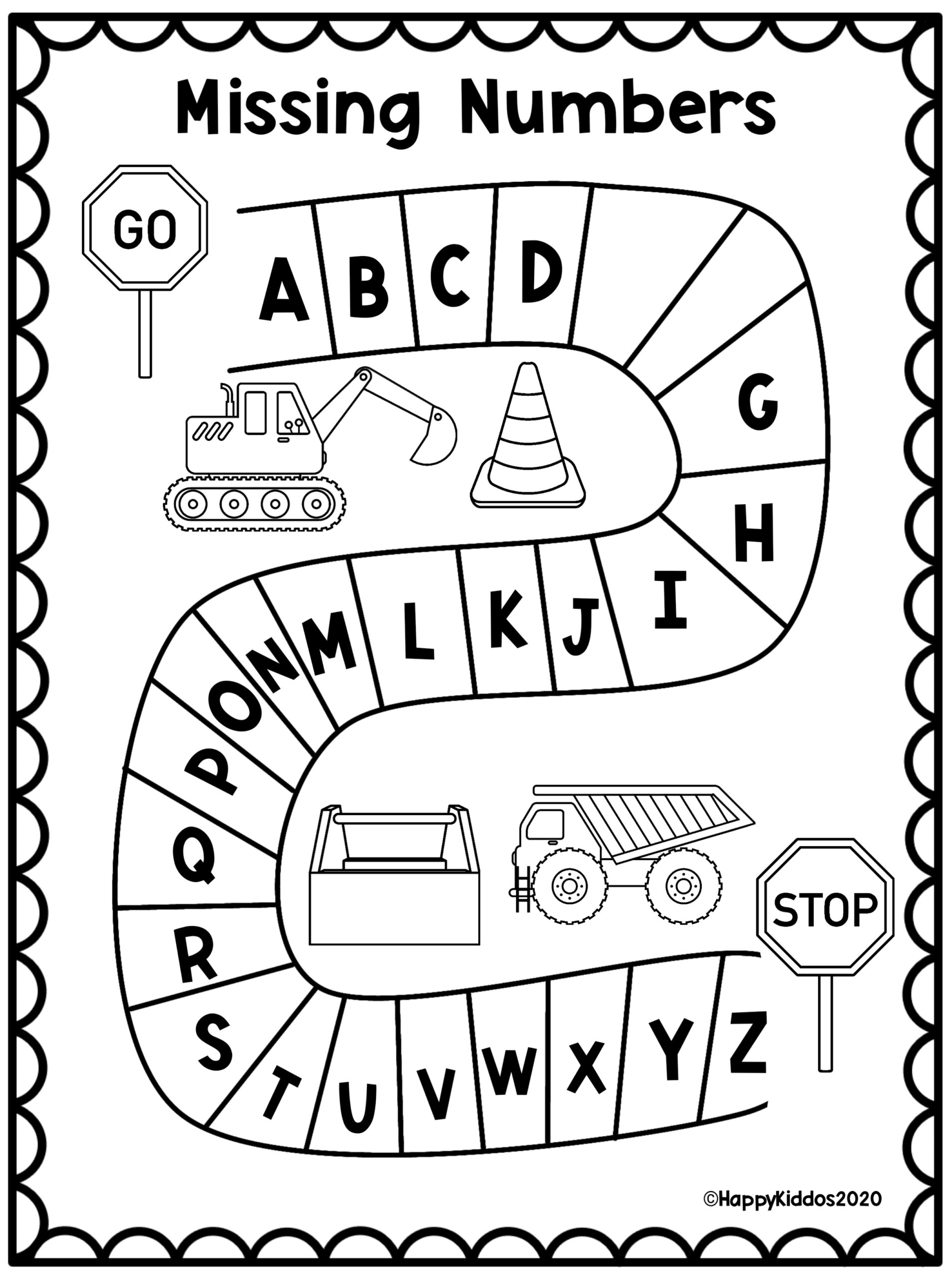 kindergarten letter printables