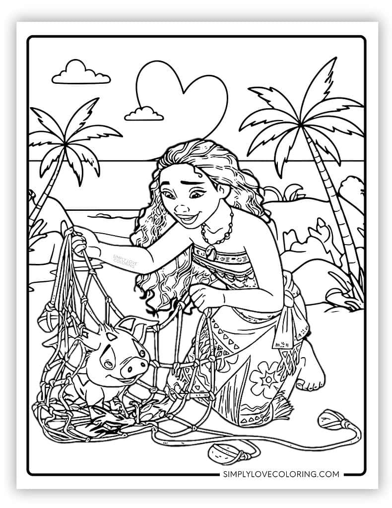 Moana Coloring Pages Free PDF Printables Simply Love Coloring Moana Coloring Pages Free PDF Printables Simply Love Coloring