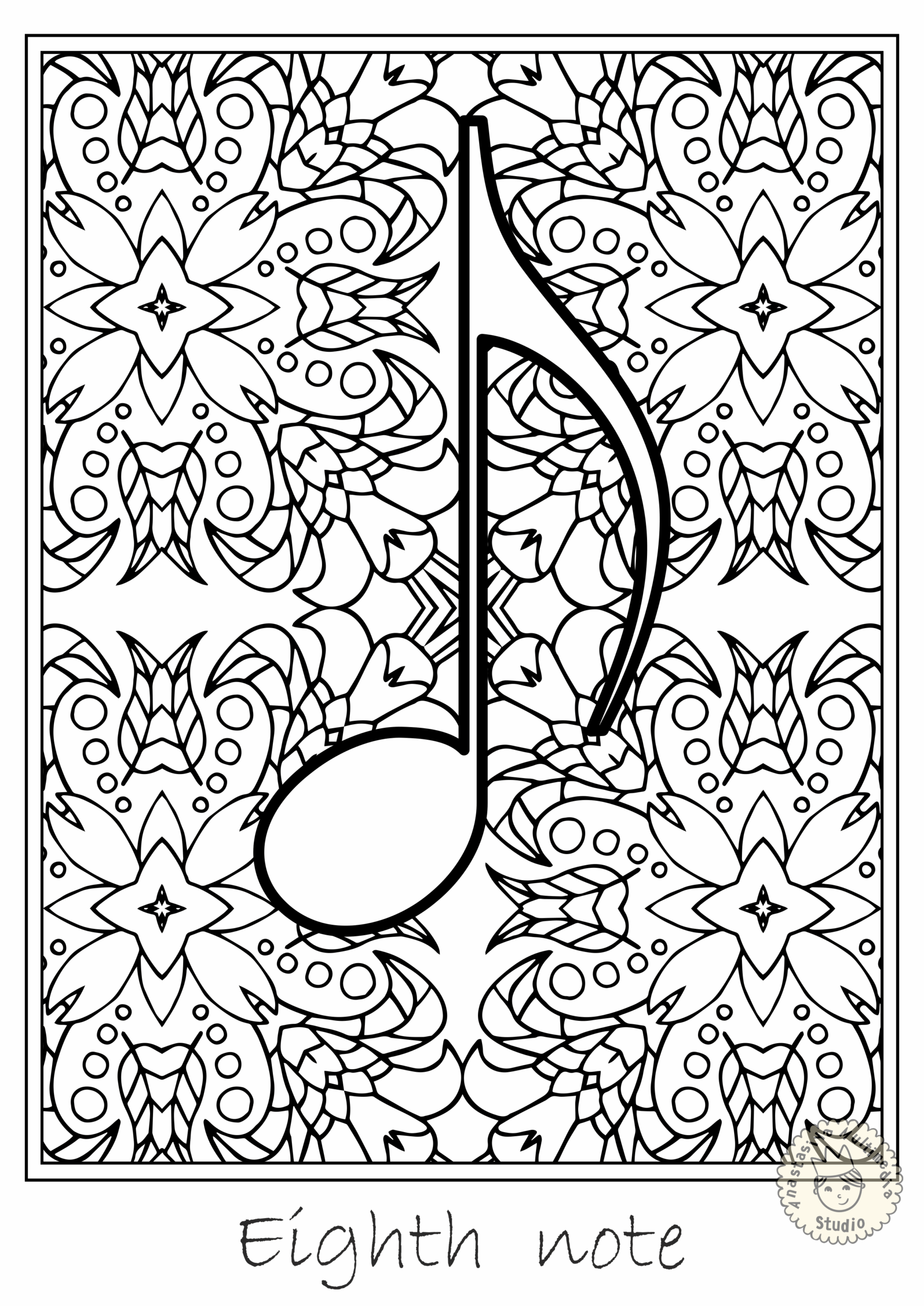 Music Coloring Pages Music Notes Symbols Coloring Sheets Made By Teachers Music Coloring Pages Music Notes Symbols Coloring Sheets Made By Teachers