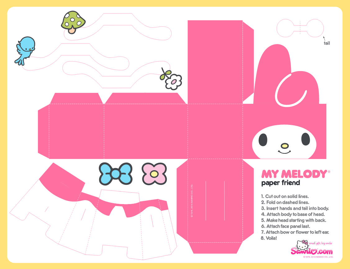 cute printable box template