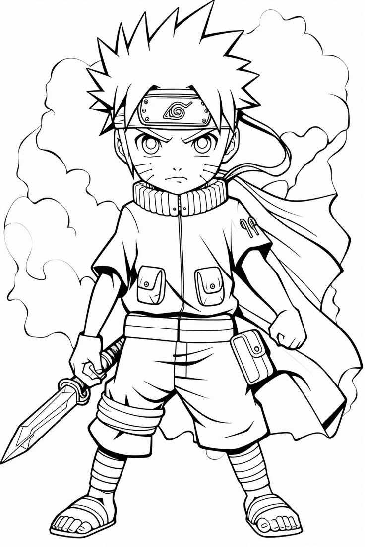 Naruto Coloring Pages Free Printable Coloring Pages