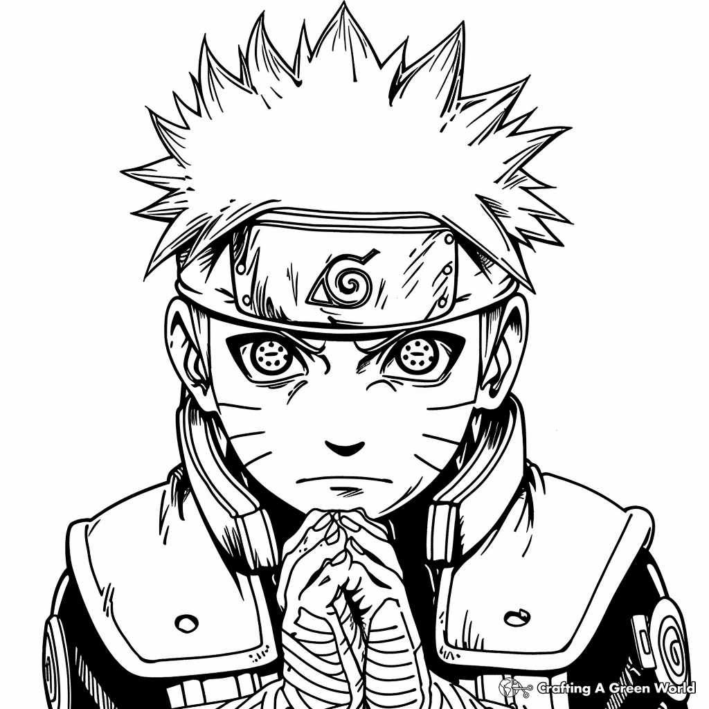 printable naruto coloring pages