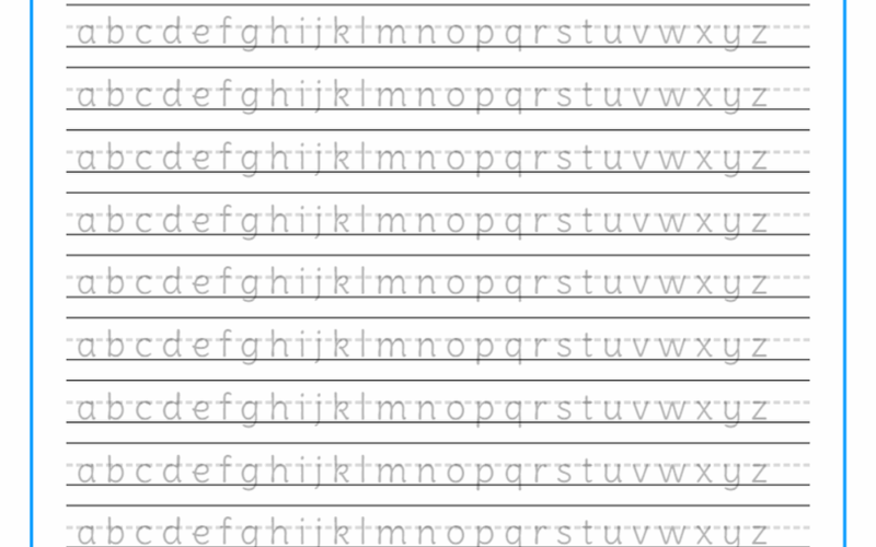 Neat Handwriting Worksheets Printable