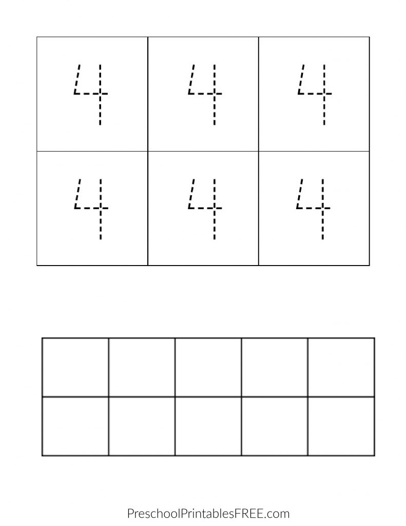 free printable number tracing sheets