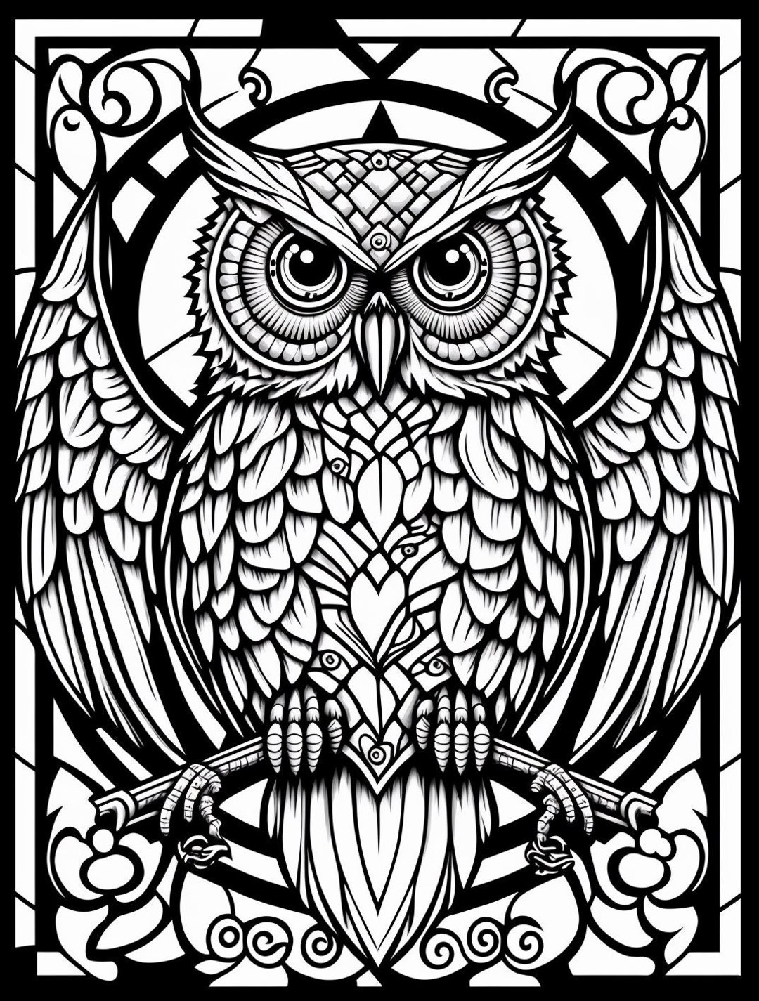 owl coloring sheets printable