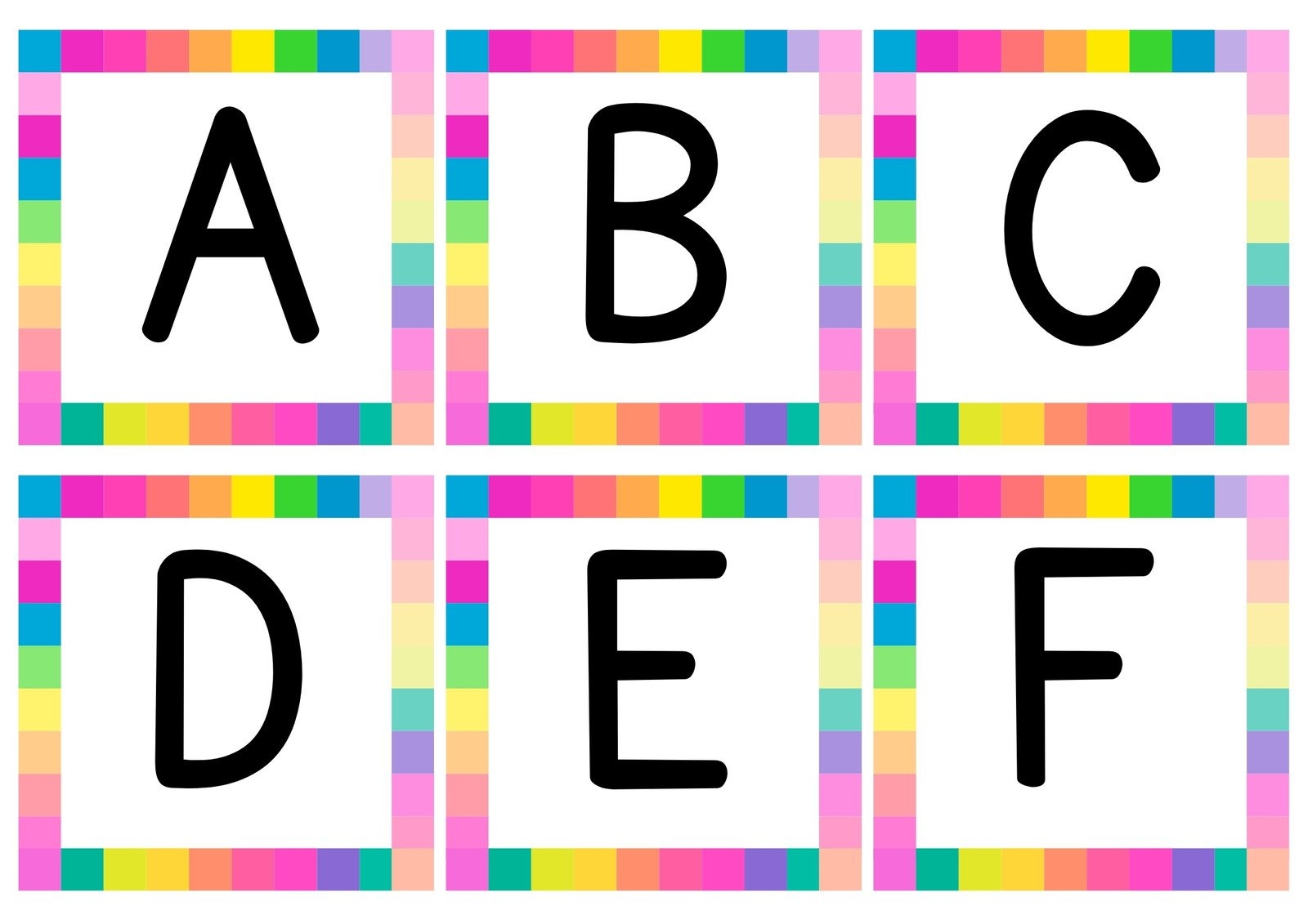 letter cards printable