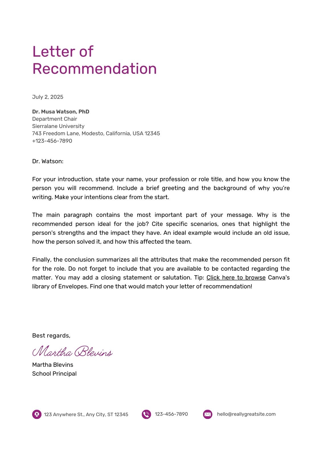 Page 2 Free Printable Letter Of Recommendation Templates Canva Page 2 Free Printable Letter Of Recommendation Templates Canva