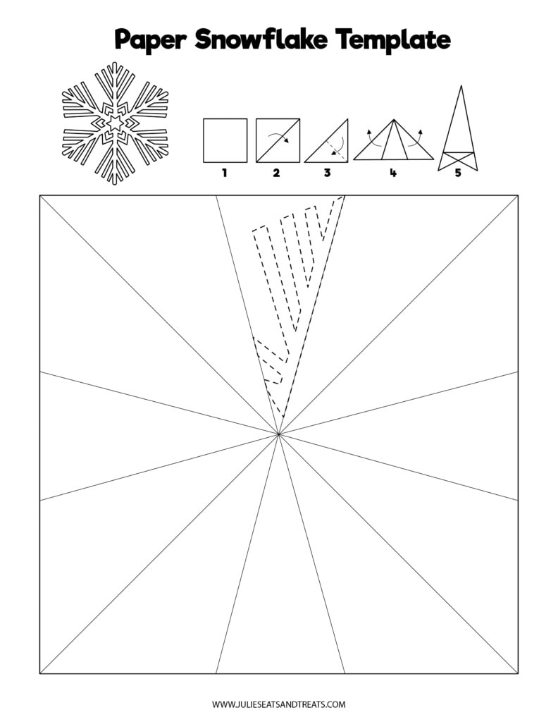 snowflake printable template