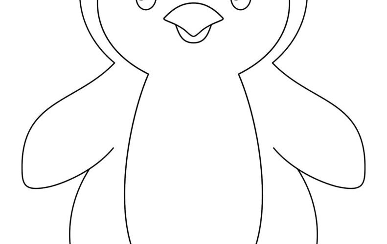 Penguin Coloring Pages Templates FREE Printabulls