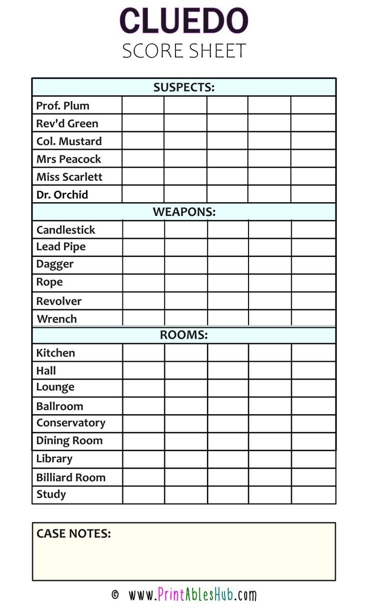 Pin By Andrea Keasler On 2025 Halloween Party Ideas In 2025 Clue Games Free Printables 