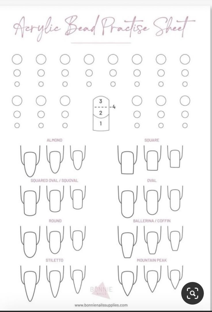 Pin By Geraldine Piedra On Plantillas Printable Nail Art Practice Sheet Printable Nail Art Printable