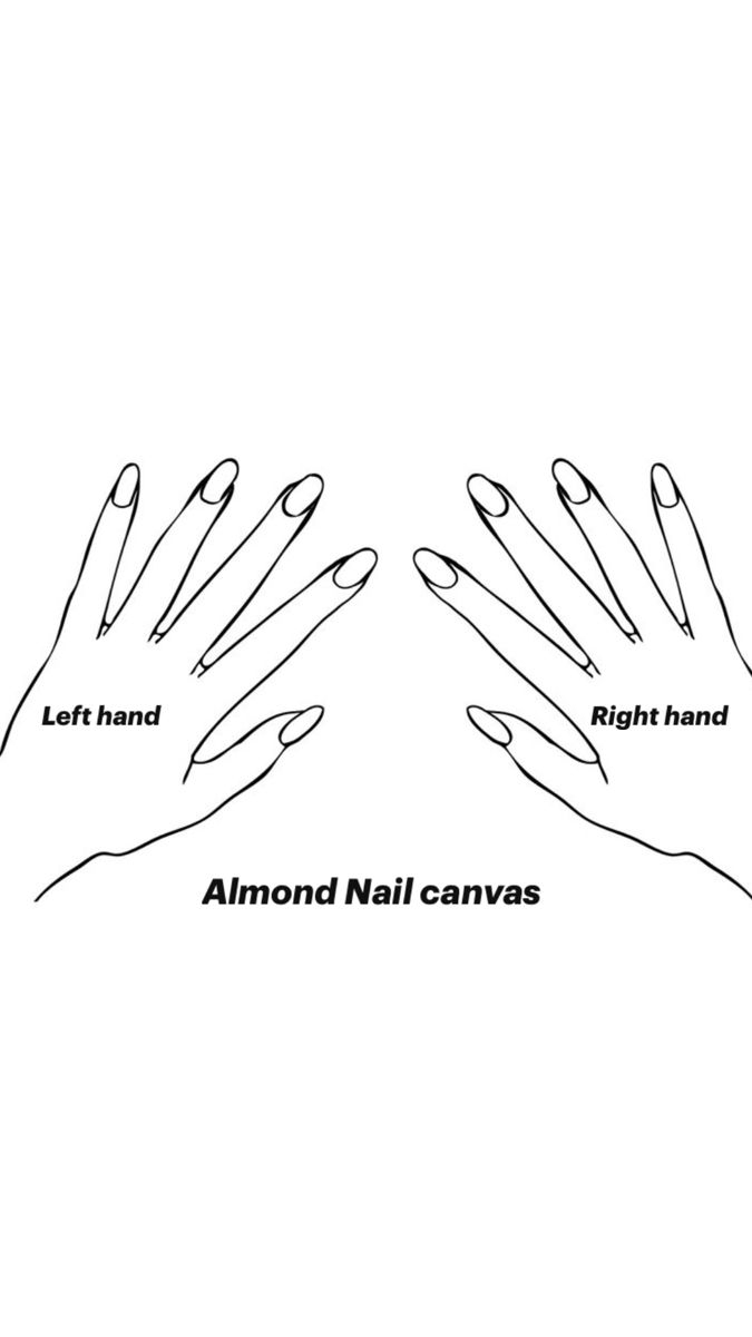 printable hand template with nails printable hand template with nails
