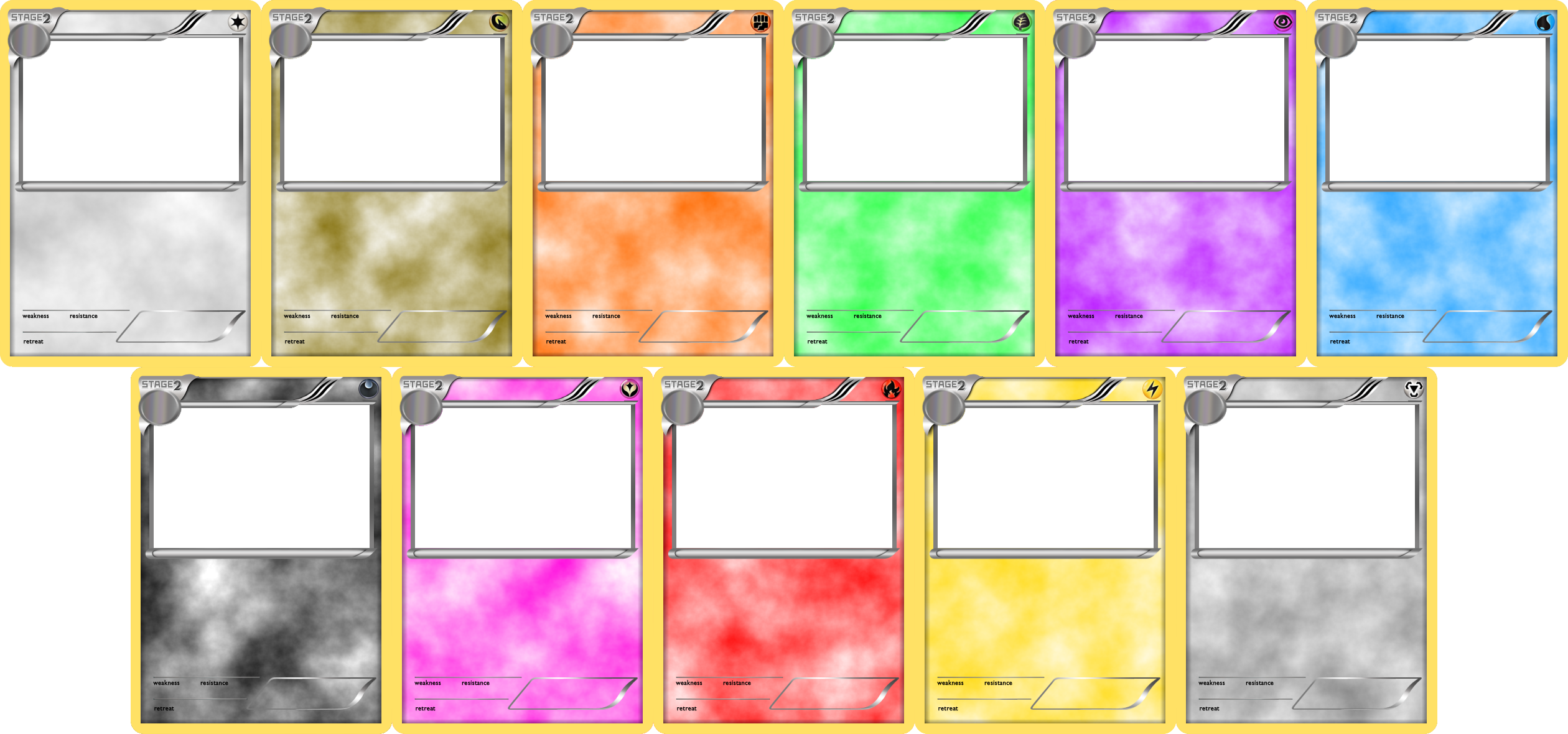 Pokemon Blank Card Templates Stage 2 By LevelInfinitum On DeviantArt Pokemon Blank Card Templates Stage 2 By LevelInfinitum On DeviantArt