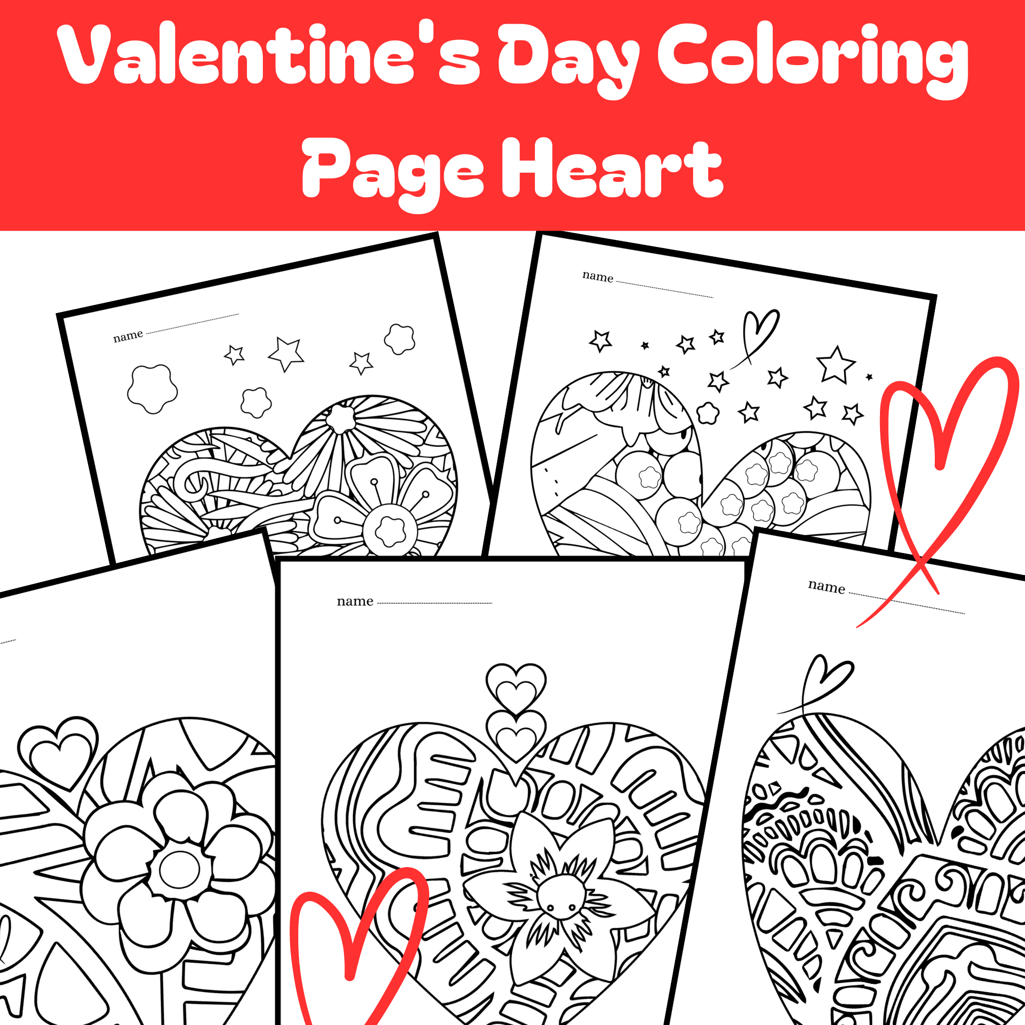 printable valentines day coloring pages