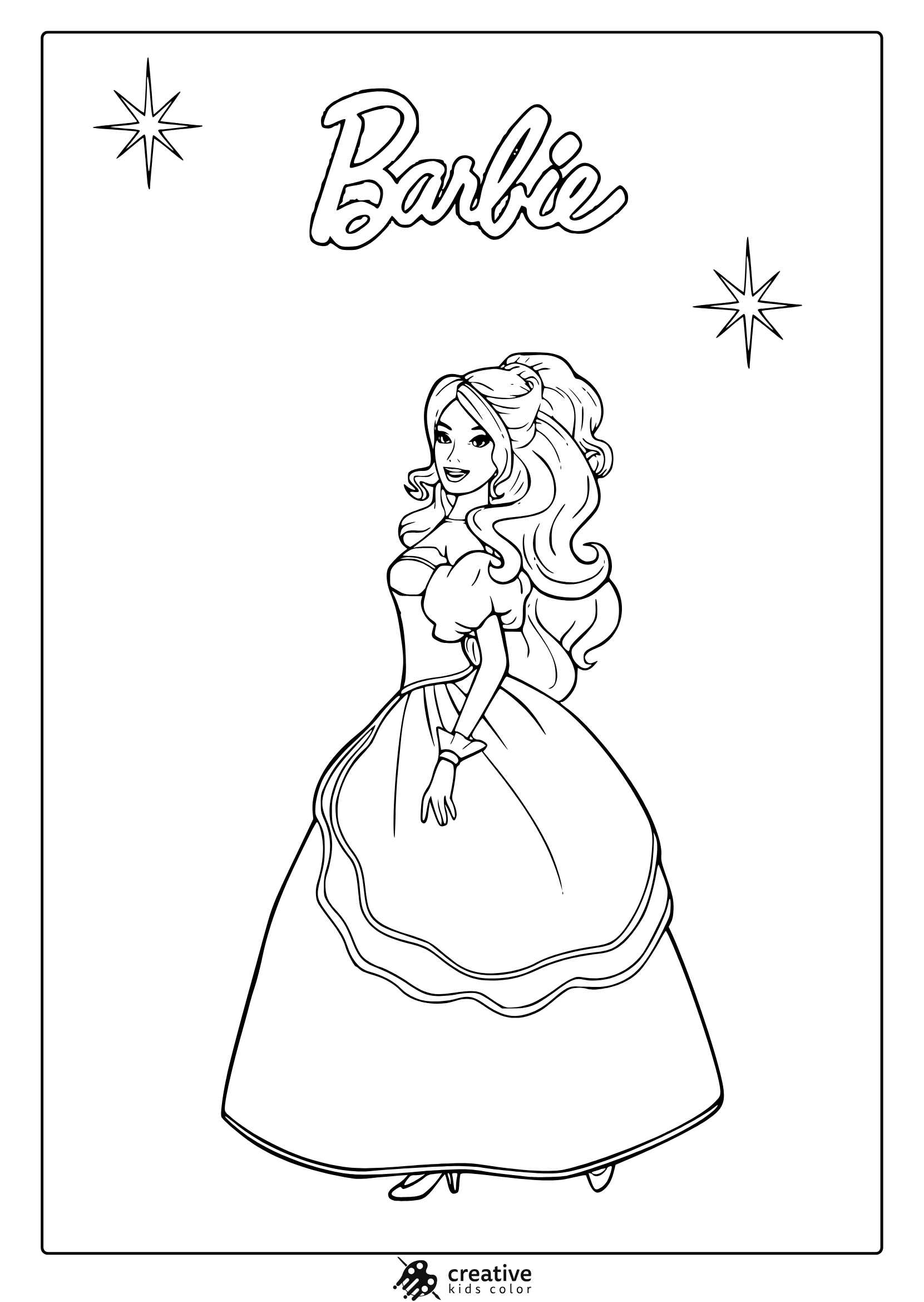 free princess printable coloring pages